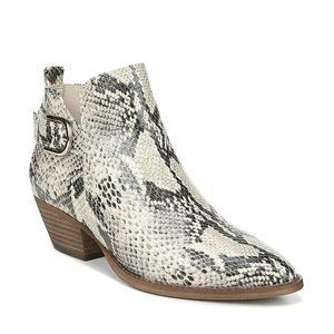 Sam Edelman Neena Snake Leather Boots Black 8.5